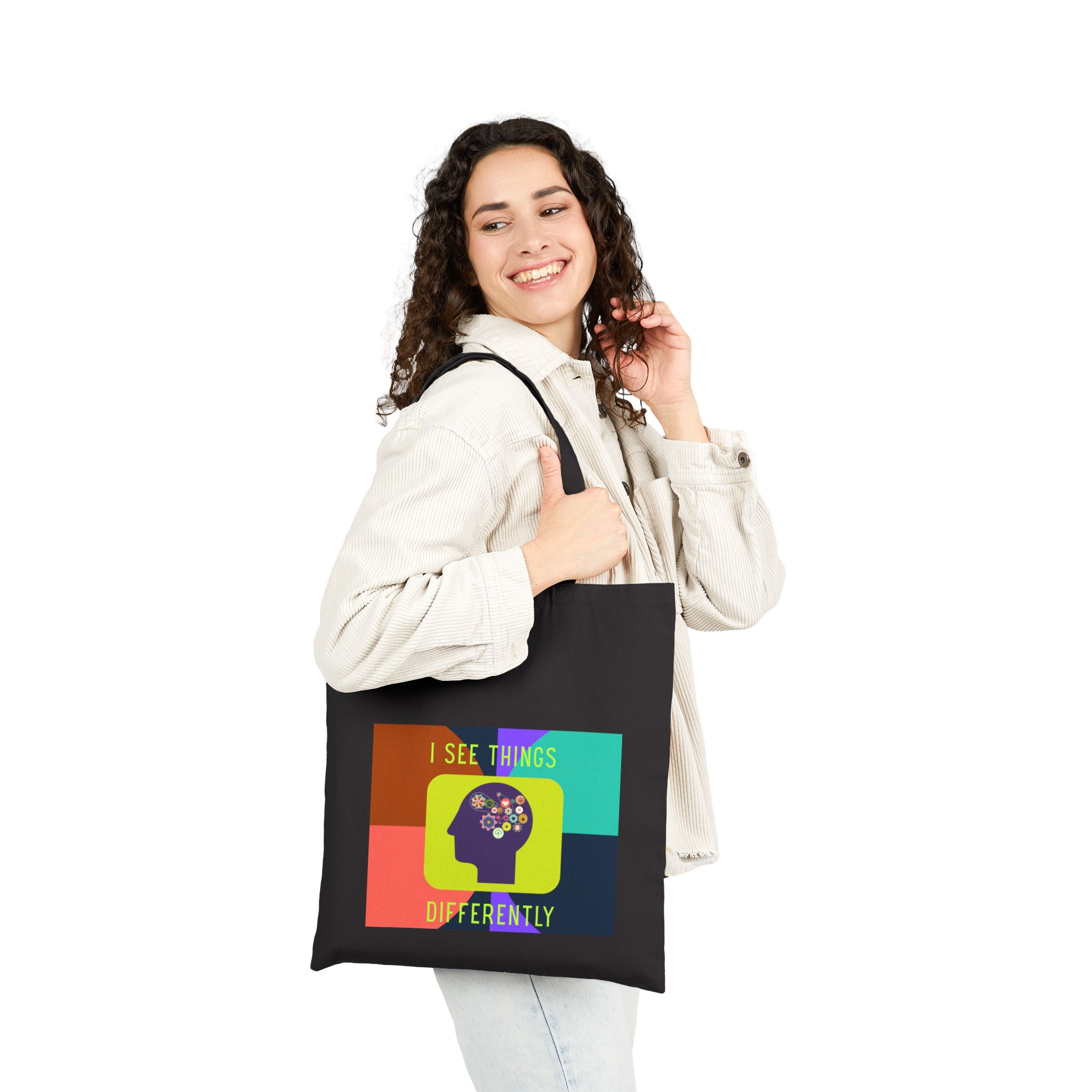 I See Things Differently | Neuro-Friendly Canvas Tote - Image 12