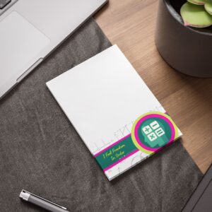 I Feel Freedom In Order | Number Smarts | Sticky Post-It Pads