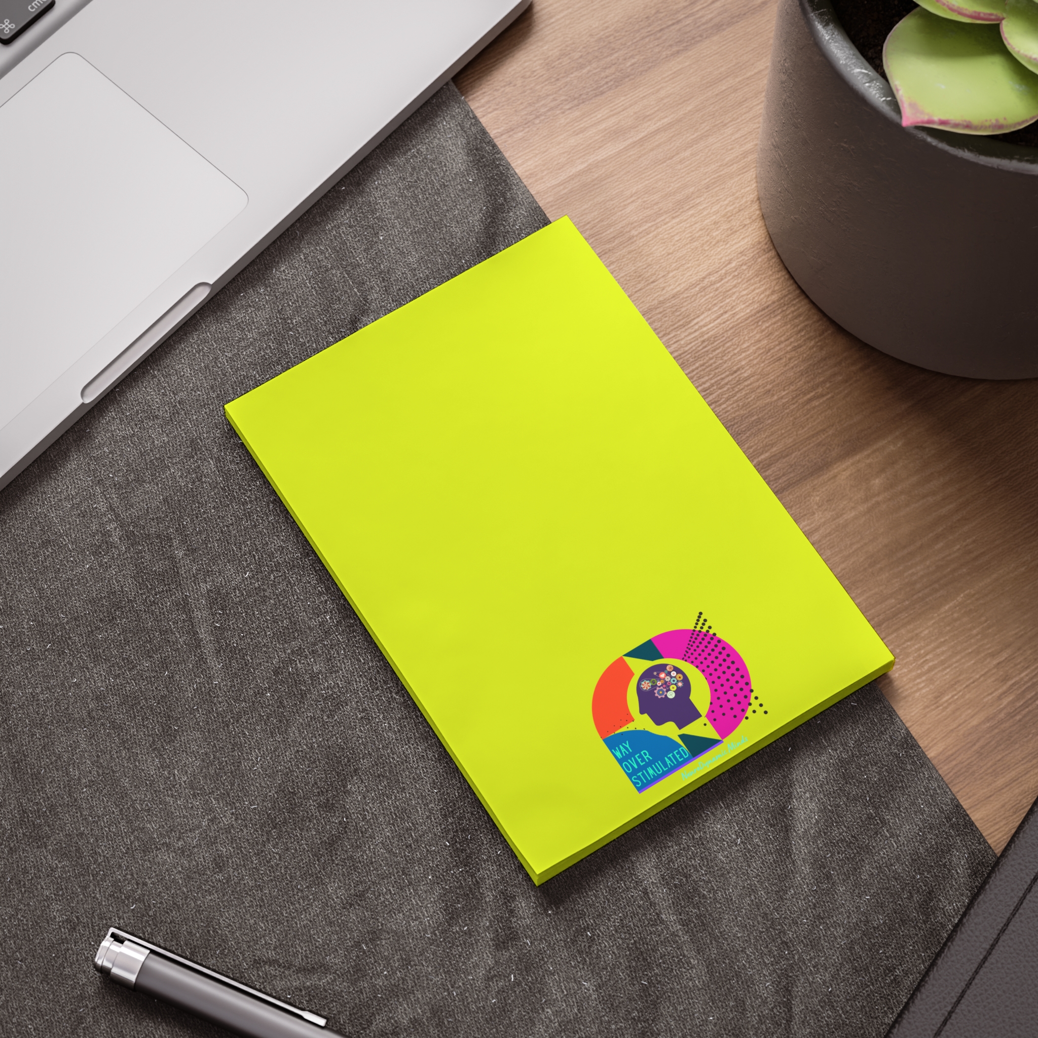Way Overstimulated | Sticky Post-It Pads