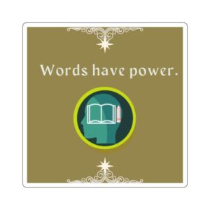 Vintage "Word Smarts" Sticker-Thrive With Your Natural Smarts!