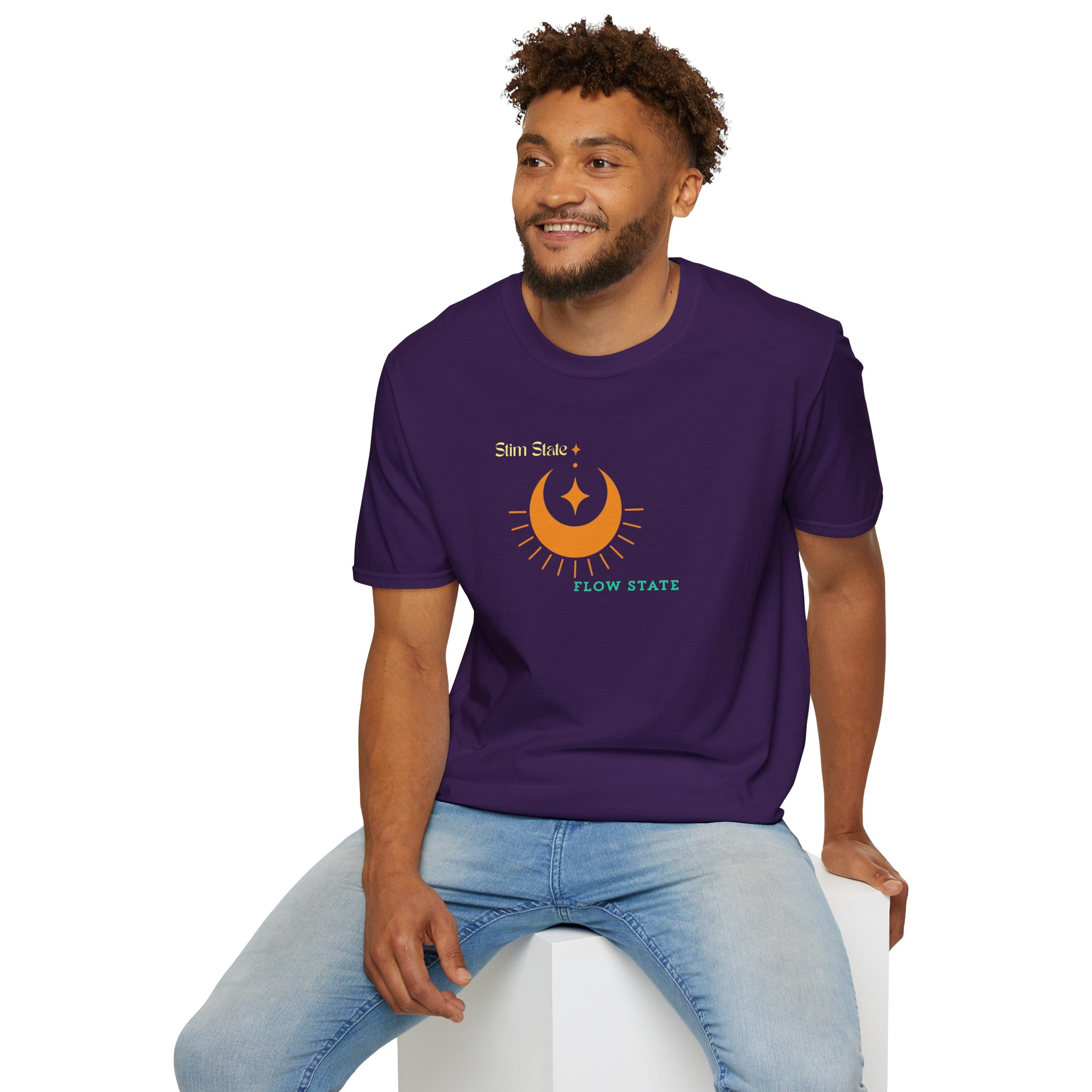 Stim State~Flow State | Dark Colored Shirts | Stay True To You T-Shirt - Image 63