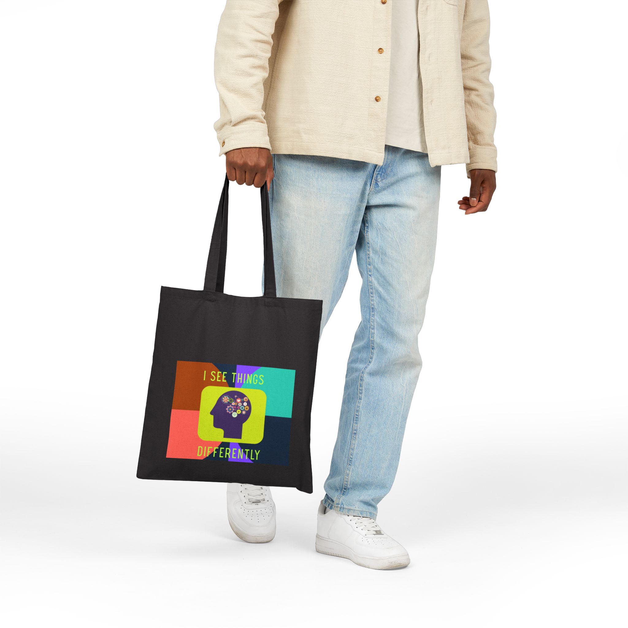 I See Things Differently | Neuro-Friendly Canvas Tote - Image 11