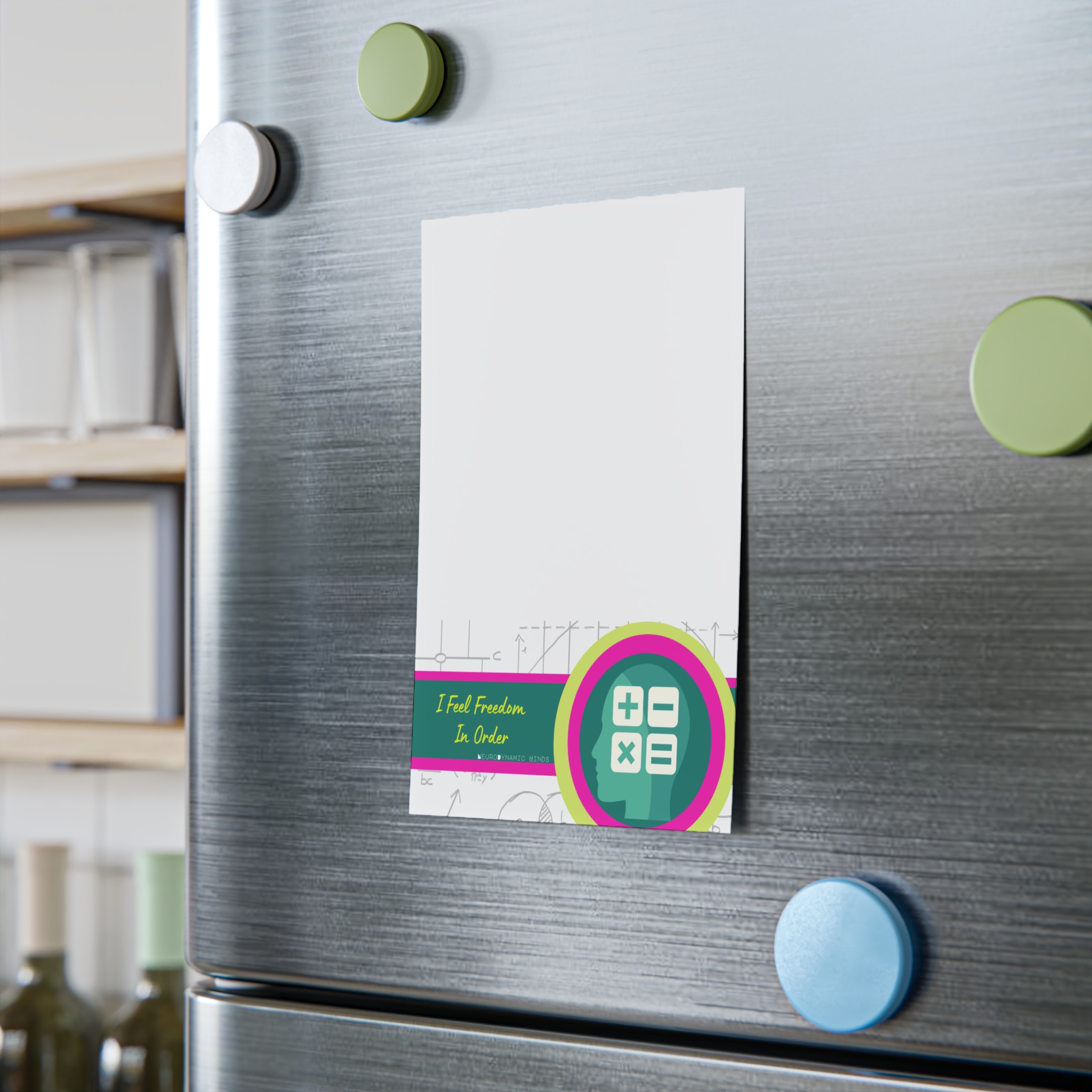 I Feel Freedom In Order | Number Smarts | Sticky Post-It Pads - Image 4