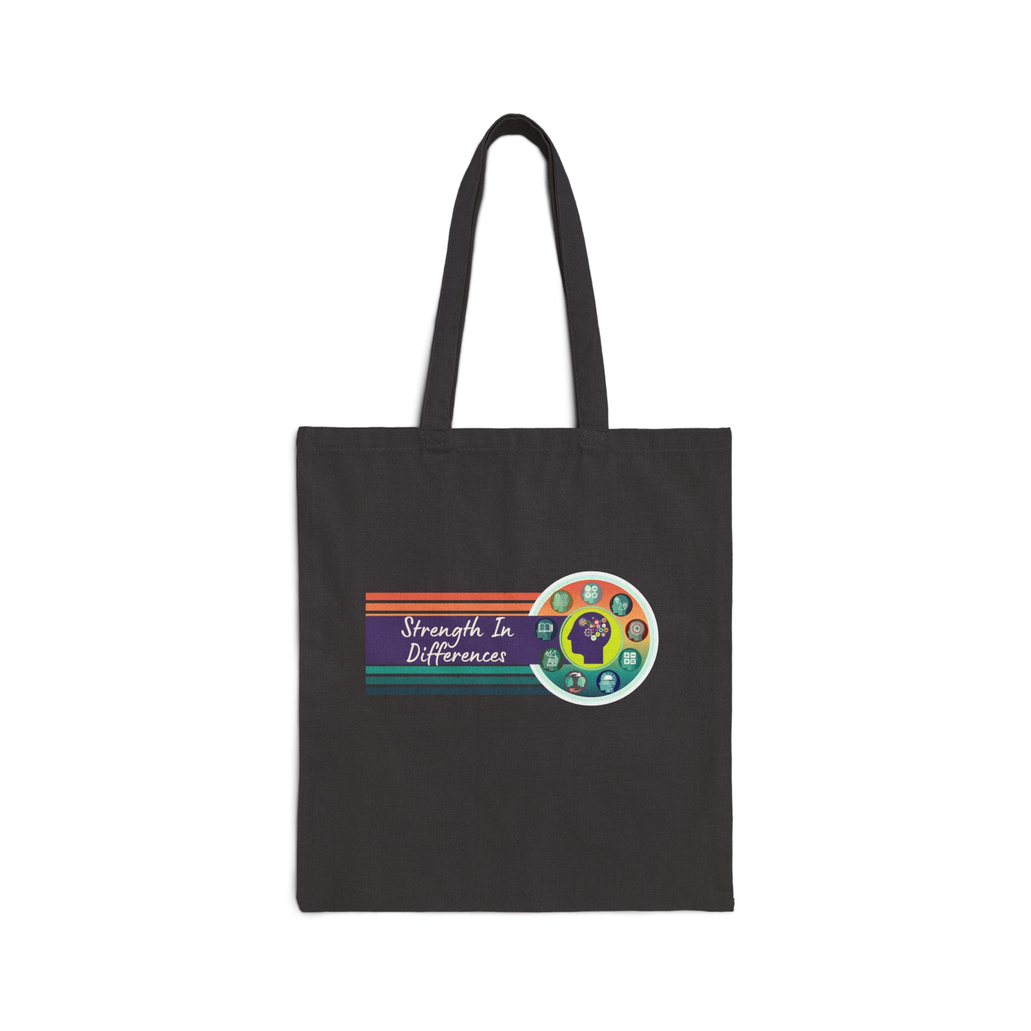 Strength in Differences | Neuro-Friendly Canvas Tote - Image 2