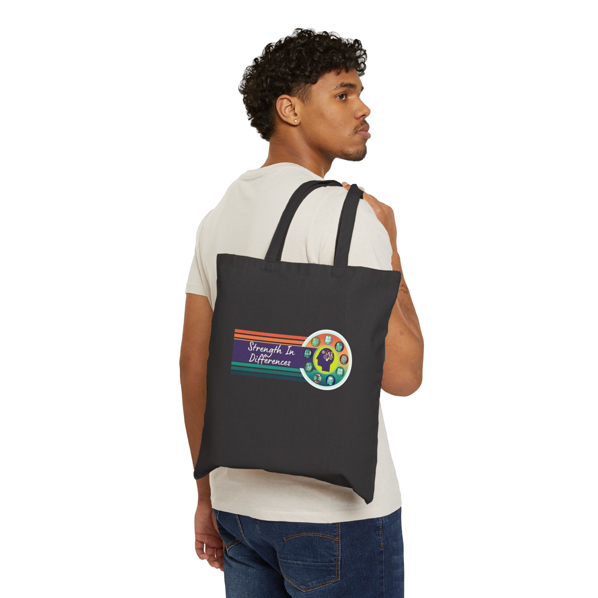 Strength in Differences | Neuro-Friendly Canvas Tote