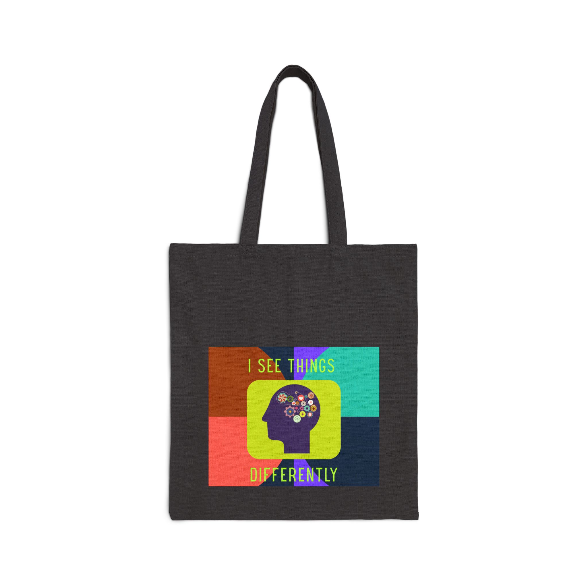 I See Things Differently | Neuro-Friendly Canvas Tote - Image 7