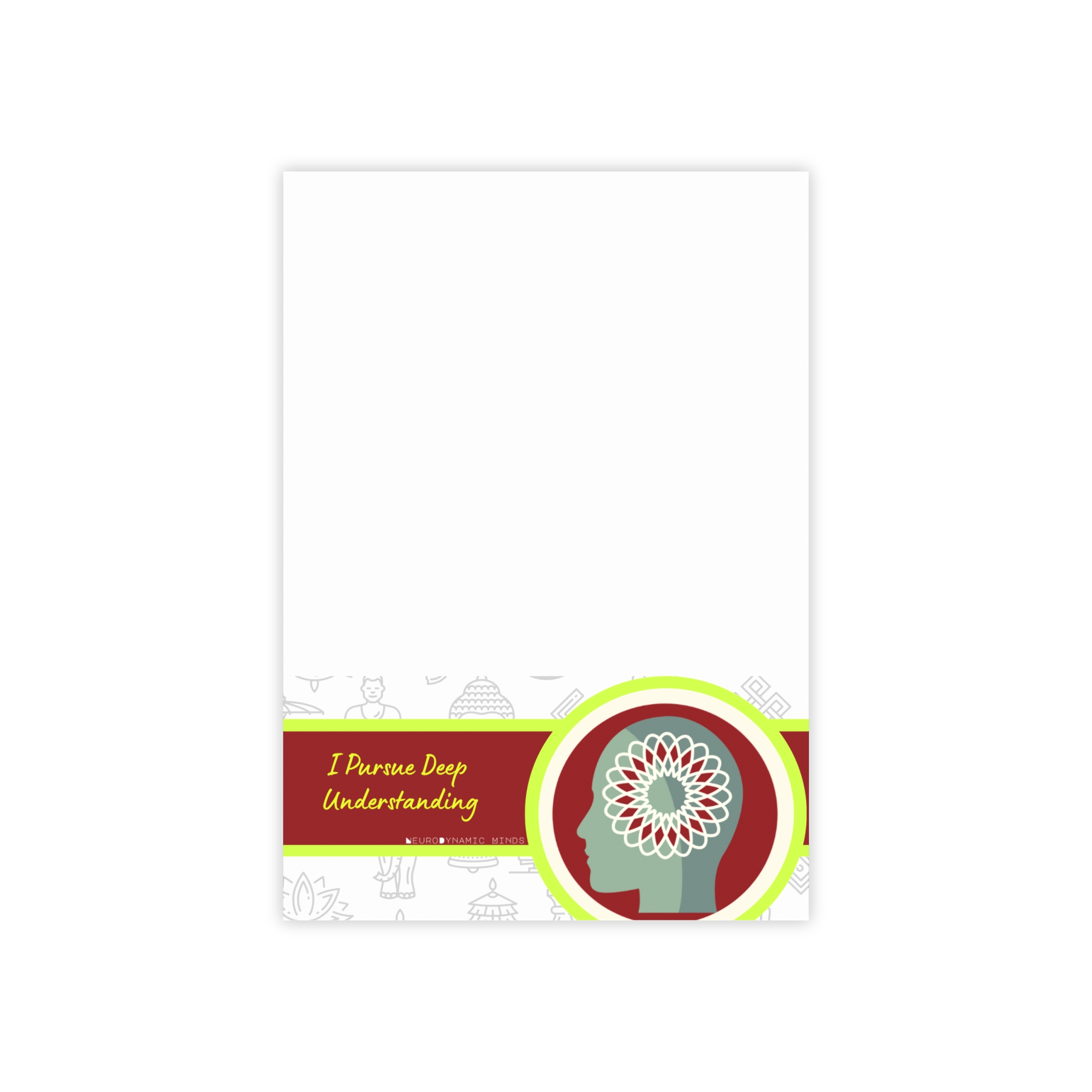 I Pursue Deep Understanding| Life Smarts | Sticky Post-It Pads - Image 2