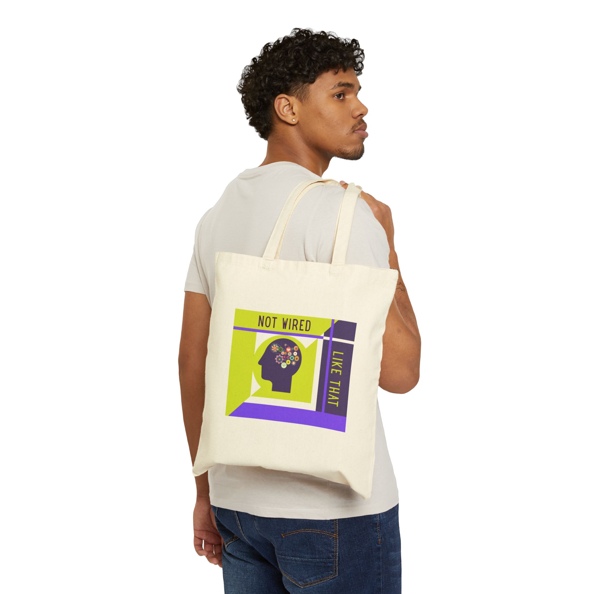 Not Wired Like That | Neuro-Friendly Canvas Tote - Image 9
