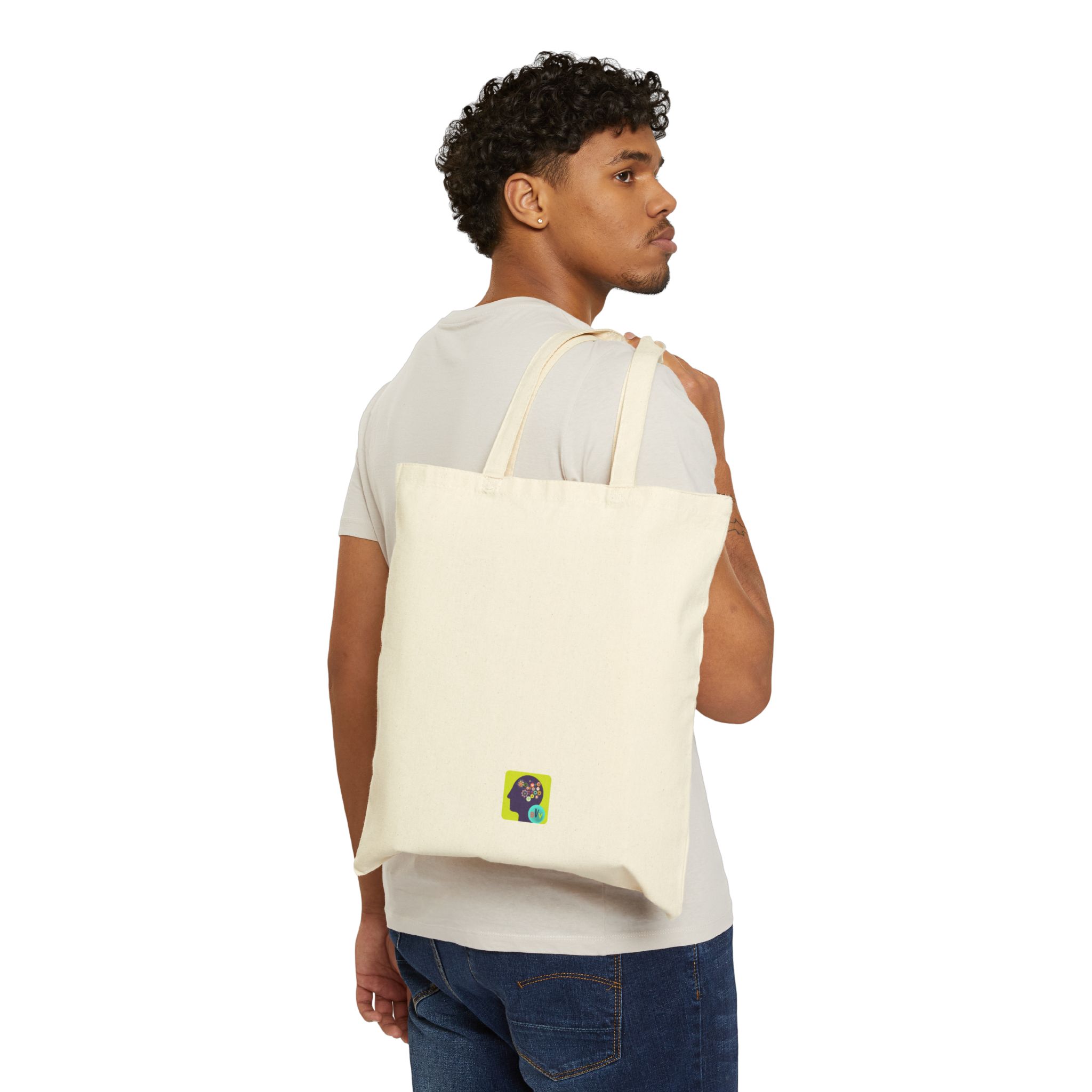 Out Of The Box-What Box?! |Light Colored | Neuro-Friendly Canvas Tote - Image 5