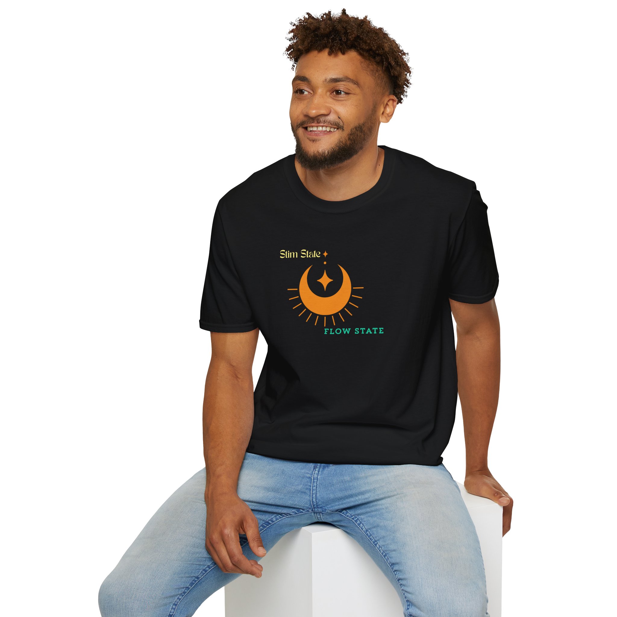 Stim State~Flow State | Dark Colored Shirts | Stay True To You T-Shirt - Image 7