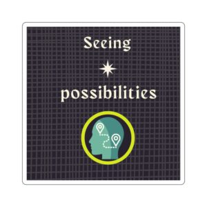Vintage "Picture Smarts" Sticker-Thrive With Your Natural Smarts!