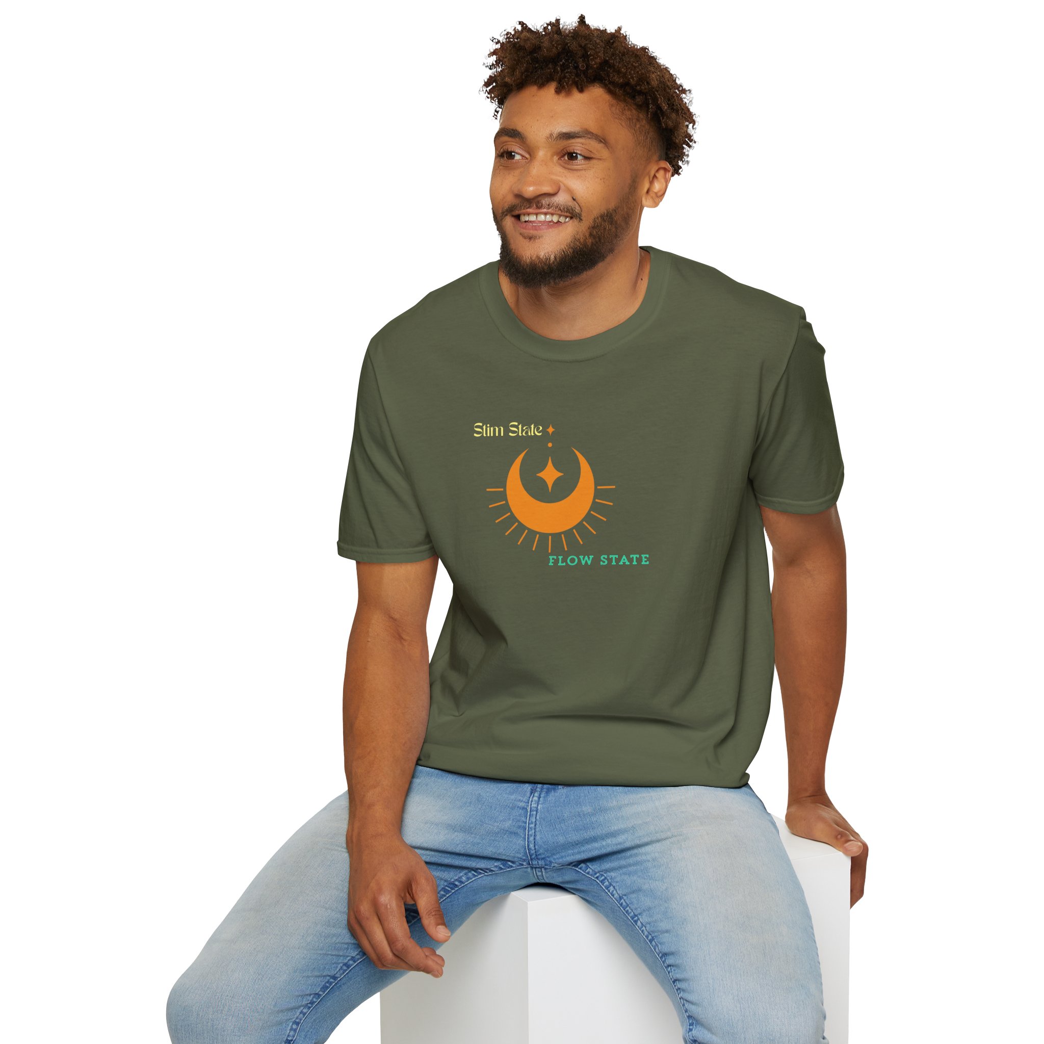 Stim State~Flow State | Dark Colored Shirts | Stay True To You T-Shirt - Image 70